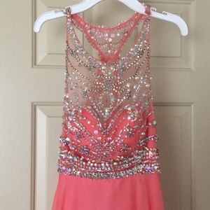 Pink prom dress